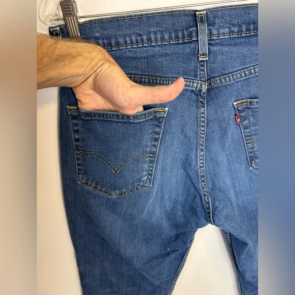 Levi's 511 Relaxed Fit Men's Denim Jeans Size 34X30 Blue Comfortable